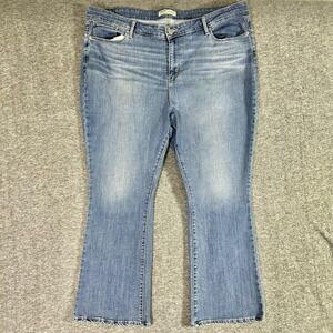 Signature by Levi Strauss & Co. Bootcut Jeans Womens W42 L30 Blue Denim Western